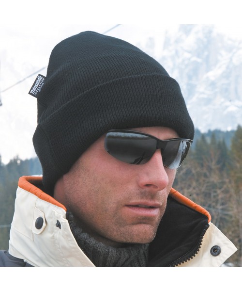 Plain Woolly ski hat with Thinsulate™ insulation Result 340 GSM